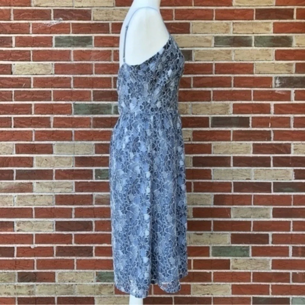 Jack by BB Dakota NWT Blue White Spaghetti Strap Lace Dress 👗